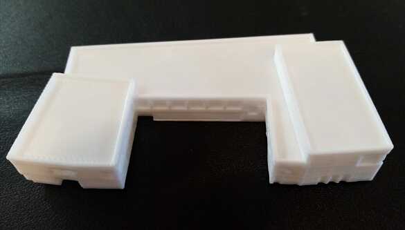 3D Model der Gewerbeimmobilie für Bildung