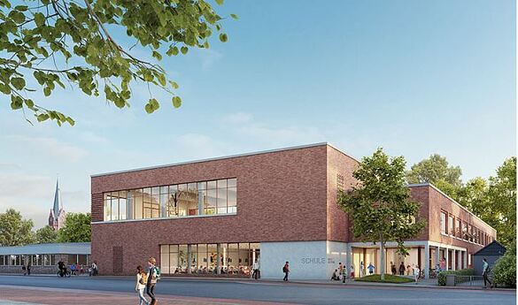 Computeranimation des Neubaus