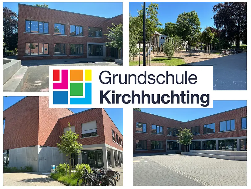 Innenhof der Grundschule Kirchhuchting