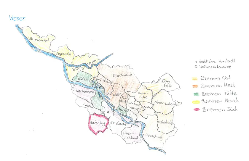 Stadtteilübersicht