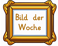 Bilderrahmen mit Text "Bild der Woche"